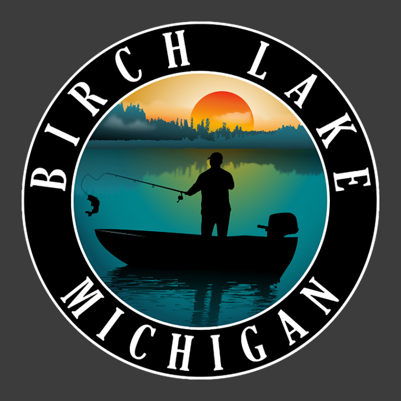 Birch Lake Fishing Michigan Sunset Men's Polo Shirt | Artistshot