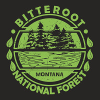 Bitterroot National Forest, Montana State, Nature Landscape Ladies Fitted T-shirt | Artistshot