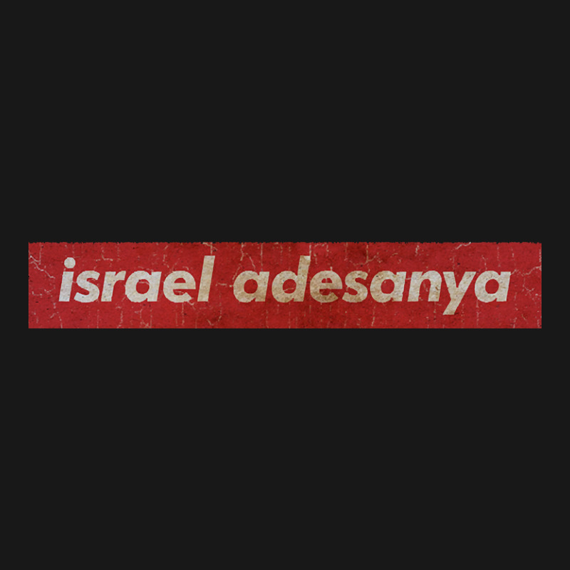 Israel Adesanya - Simple Red Vintage Flannel Shirt | Artistshot