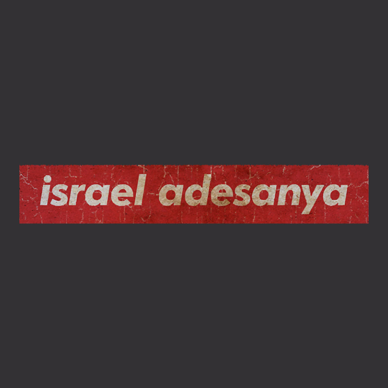 Israel Adesanya - Simple Red Vintage Vintage Hoodie | Artistshot