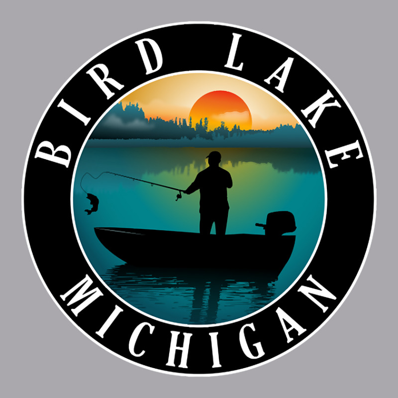 Bird Lake Fishing Michigan Sunset Youth 3/4 Sleeve | Artistshot