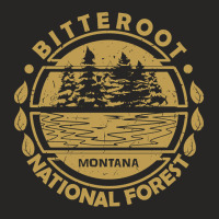 Bitterroot National Forest, Montana State, Nature Landscape-m58ka Ladies Fitted T-shirt | Artistshot