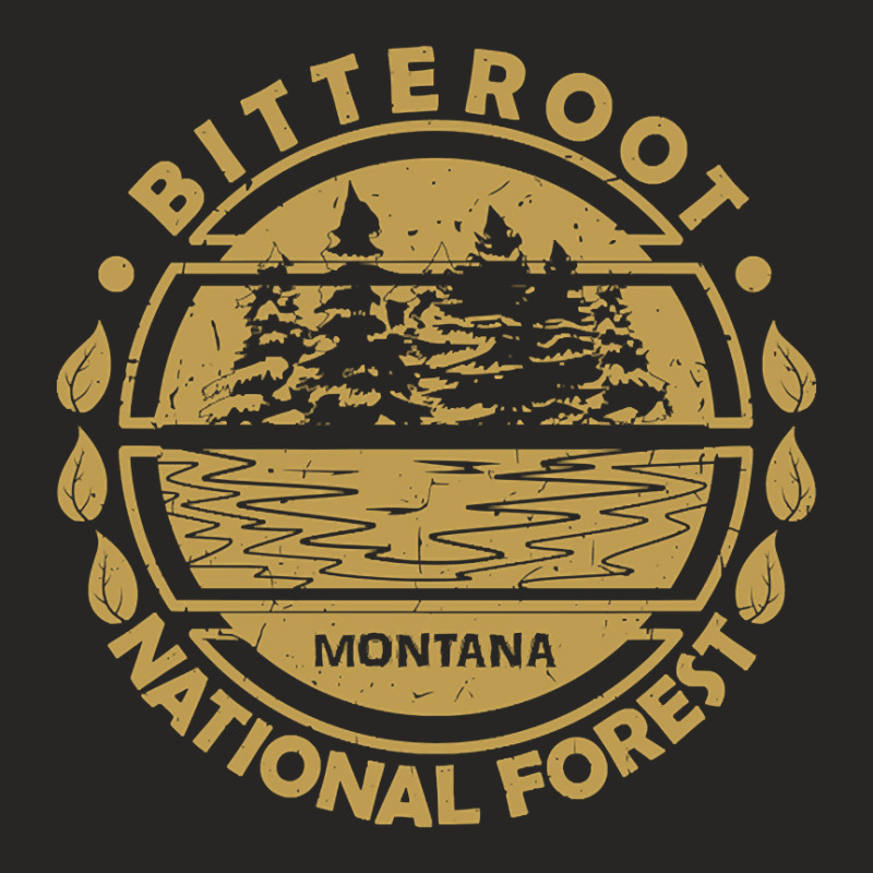 Bitterroot National Forest, Montana State, Nature Landscape-m58ka Ladies Fitted T-Shirt by kayakbetween30 | Artistshot