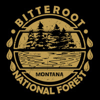 Bitterroot National Forest, Montana State, Nature Landscape-m58ka Cropped Sweater | Artistshot