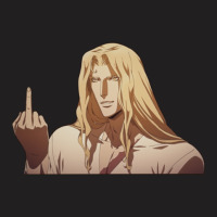 Alucard Flipping The Bird T-shirt | Artistshot