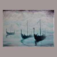 Viking Ships From The Mist  70s Trending Vintage Short | Artistshot