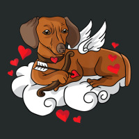 Limited Edition I Love My Dachshund Cupid Dog Lover Valentines Day Dog Women's Triblend Scoop T-shirt | Artistshot