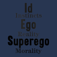 Id Ego Superego Instincts Reality Morality Funny Psychology Tank Top Men Denim Jacket | Artistshot