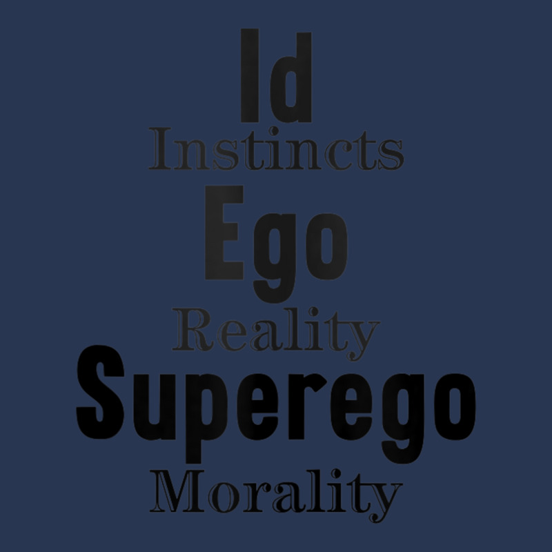 Id Ego Superego Instincts Reality Morality Funny Psychology Tank Top Men Denim Jacket by nasson | Artistshot