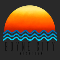 Boyne City Sunset Printed Hat | Artistshot