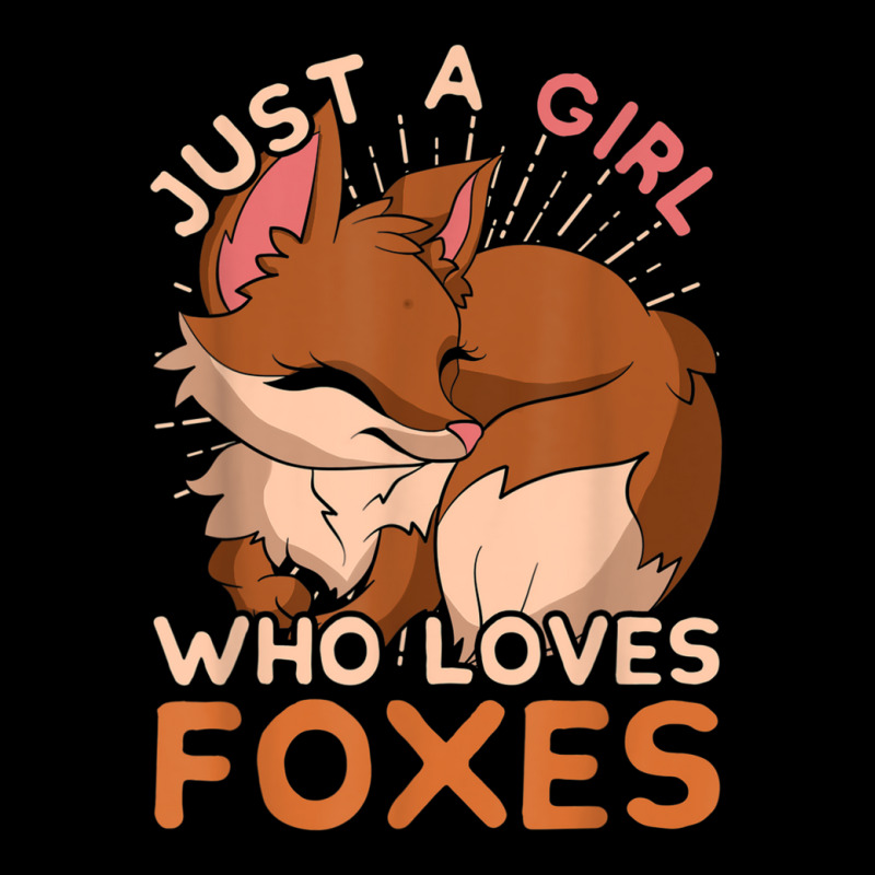 Just A Girl Who Loves Foxes Cute Wild Animal Women Gift Fox Zipper Hoodie by RachelRenePeckham | Artistshot