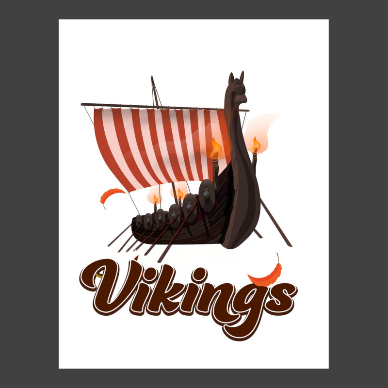 Vikings  Green Retro Vintage T-shirt | Artistshot