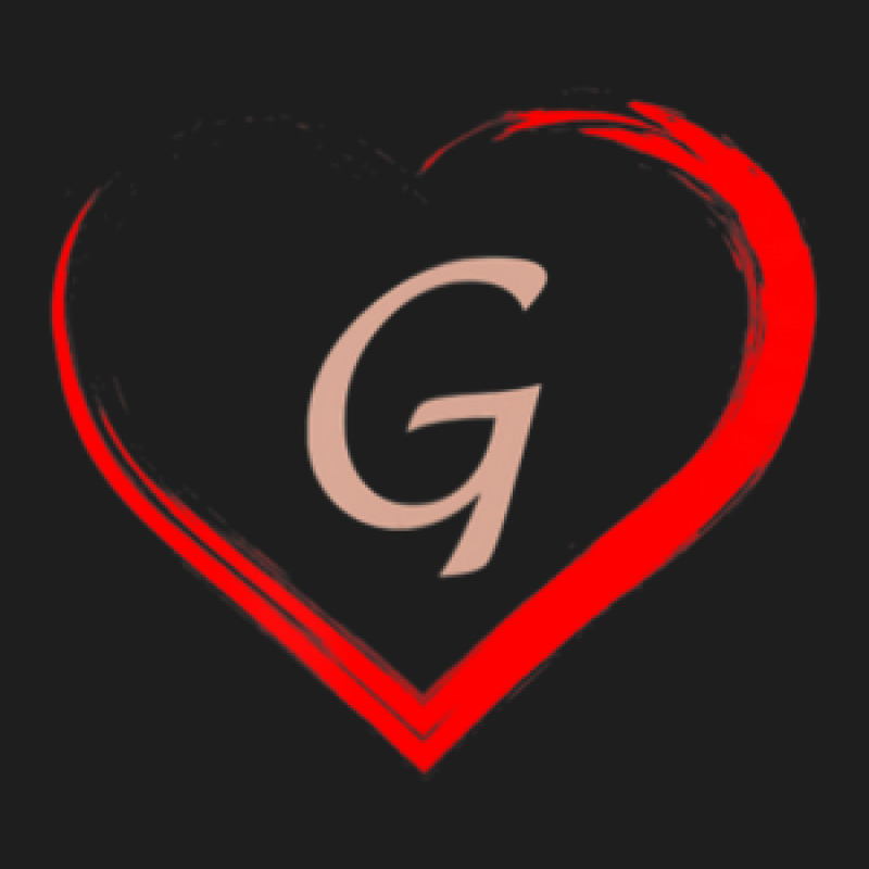 Trending Letter G Initial Valentines Day Couple For Him And Her Classic T-shirt by Ricarda Petrie | Artistshot