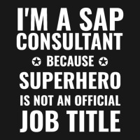 Sap Consultant Superhero Job Title Flannel Shirt | Artistshot