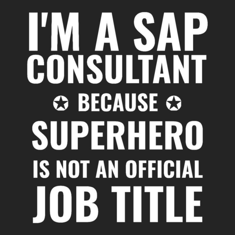 Sap Consultant Superhero Job Title 3/4 Sleeve Shirt | Artistshot