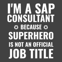 Sap Consultant Superhero Job Title Vintage T-shirt | Artistshot