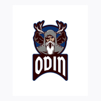 Viking Odin Norse God  Blue 70s T-shirt | Artistshot