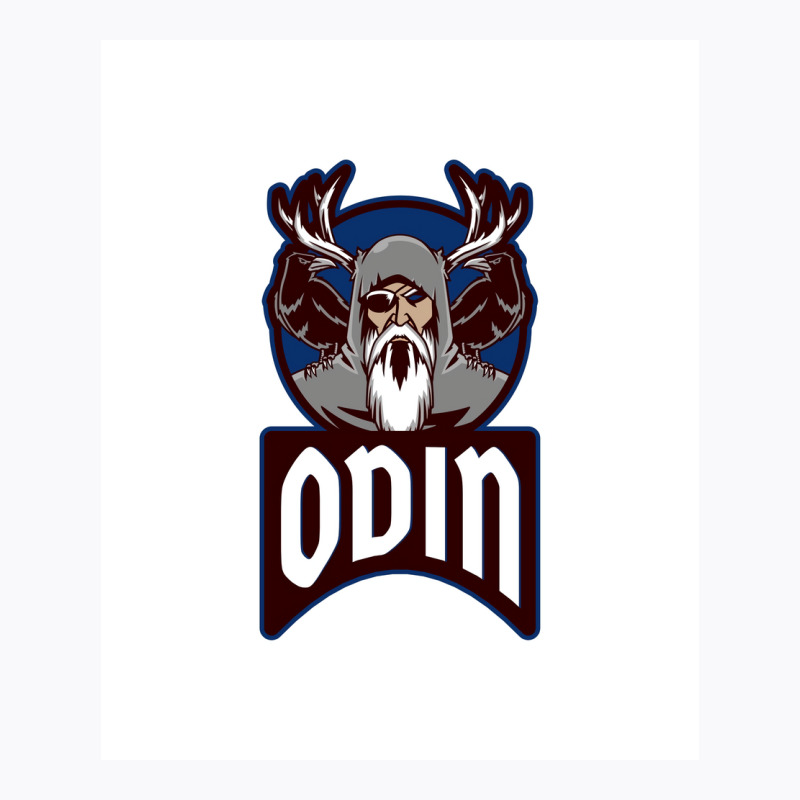 Viking Odin Norse God  Blue 70s T-shirt | Artistshot