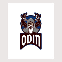 Viking Odin Norse God  Blue 70s Pocket T-shirt | Artistshot