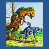 Allosaurus Vs Dryosaurus Poster Music T-shirt | Artistshot