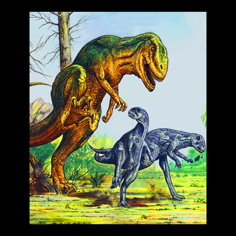 Allosaurus Vs Dryosaurus Poster Music Fleece Short | Artistshot