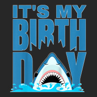 Kids Blue Shark Birthday Shark Bite Its My Birthday Girls Boys Women's Pajamas Set | Artistshot