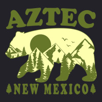 Aztec New Mexico Mountain View Unisex Sherpa-lined Denim Jacket | Artistshot