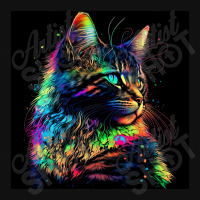 Cat Colorful Popart Landscape Canvas Print | Artistshot