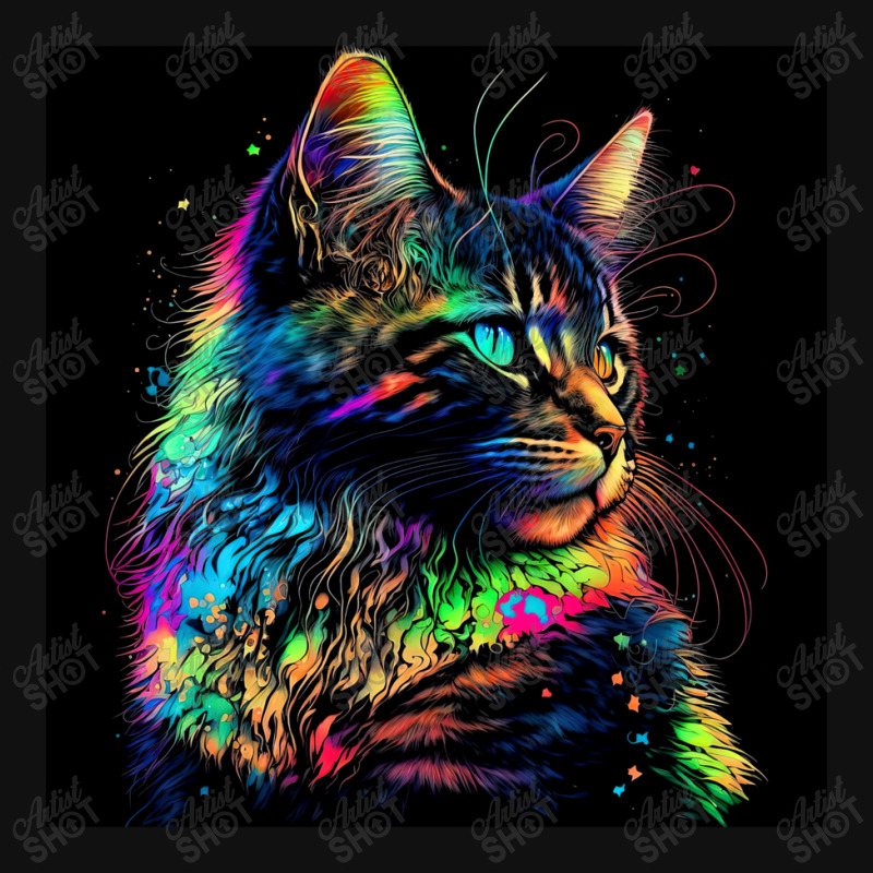 Cat Colorful Popart Throw Pillow | Artistshot