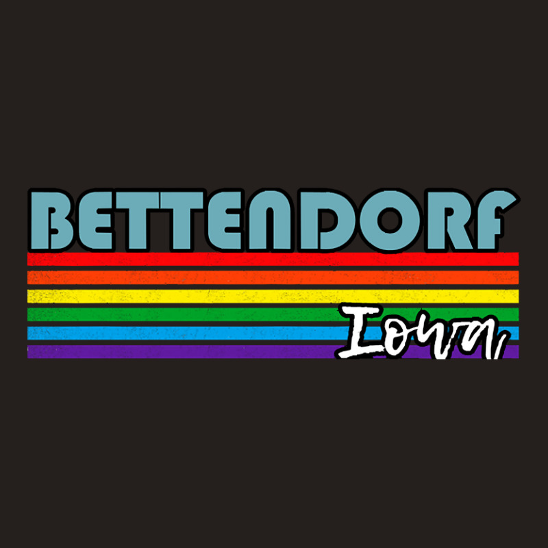 Bettendorf Iowa Pride Shirt Bettendorf Lgbt Gift Lgbtq Supporter Tee P Tank Top by currentlyderby559 | Artistshot