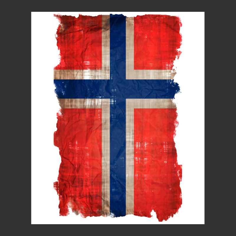 Vintage Norwegian Flag  Red Hippie Vintage Short | Artistshot