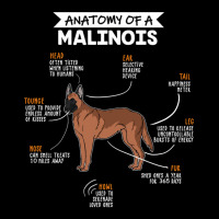 Anatomy Of A Malinois Cropped Hoodie | Artistshot