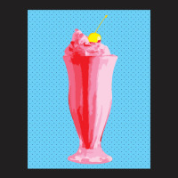 Red Milkshake Pop Art T-shirt | Artistshot