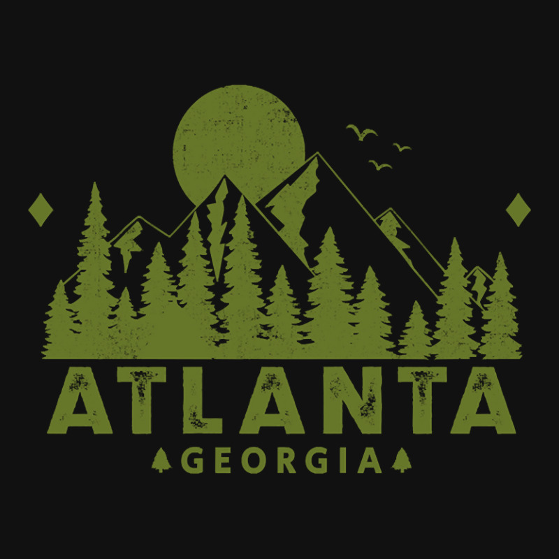 Atlanta Georgia Mountain Sight Throw Pillow | Artistshot