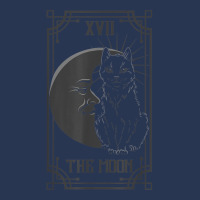 Tarot Card The Moon And The Cat Gothic Pagan Ladies Denim Jacket | Artistshot