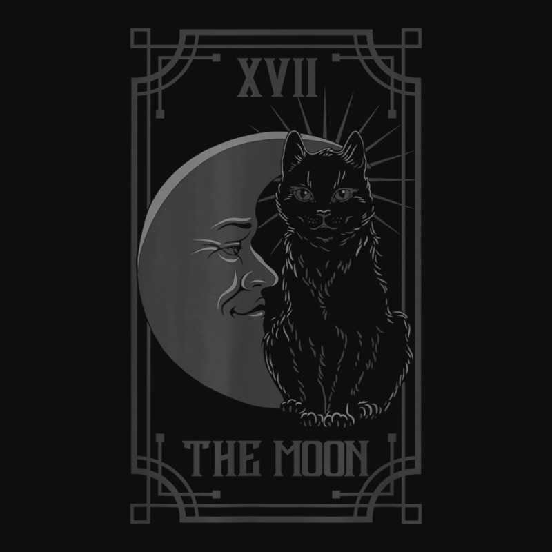 Tarot Card The Moon And The Cat Gothic Pagan Crop Top by KarinLeighPurcell | Artistshot