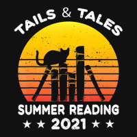 Hot Trend Summer Reading 2021 Tails And Tales Retro Sunset Graphic T-shirt | Artistshot