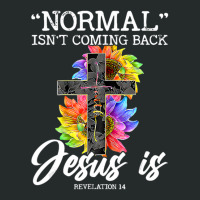 Limited Edition Normal Isn't Coming Back But Jesus Is Faith Women's Triblend Scoop T-shirt | Artistshot