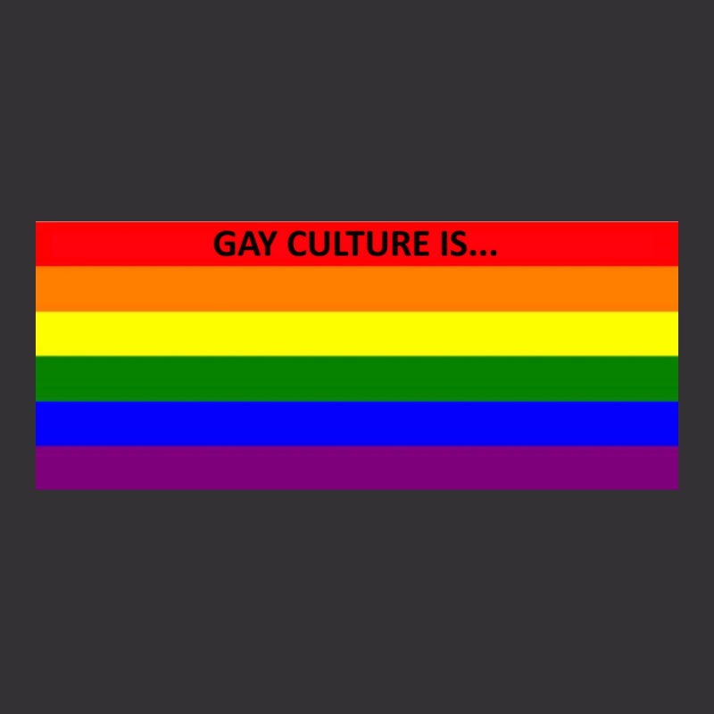 Gay Culture Is Poster Vintage Vintage Hoodie | Artistshot