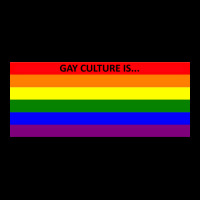 Gay Culture Is Poster Vintage Fleece Short | Artistshot