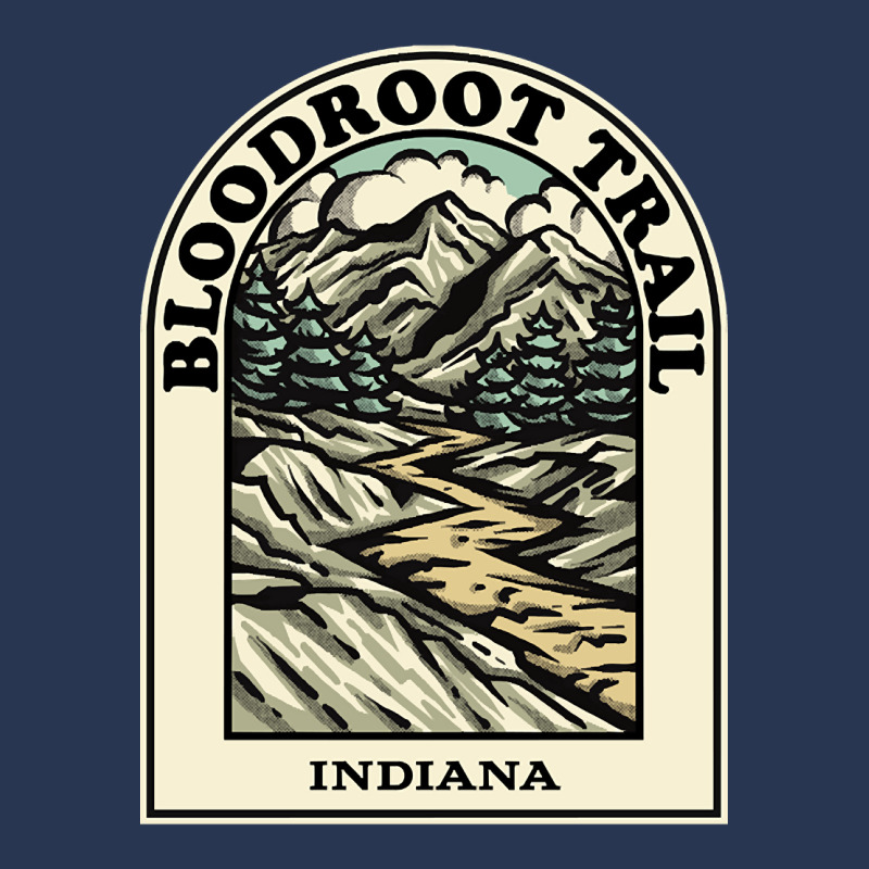 Bloodroot Trail Indiana Hiking Backpacking Trail Ladies Denim Jacket by fencingderby989 | Artistshot