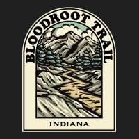 Bloodroot Trail Indiana Hiking Backpacking Trail Ladies Polo Shirt | Artistshot