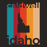 Caldwell Idaho Retro Ladies Fitted T-shirt | Artistshot