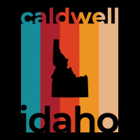 Caldwell Idaho Retro Cropped Hoodie | Artistshot