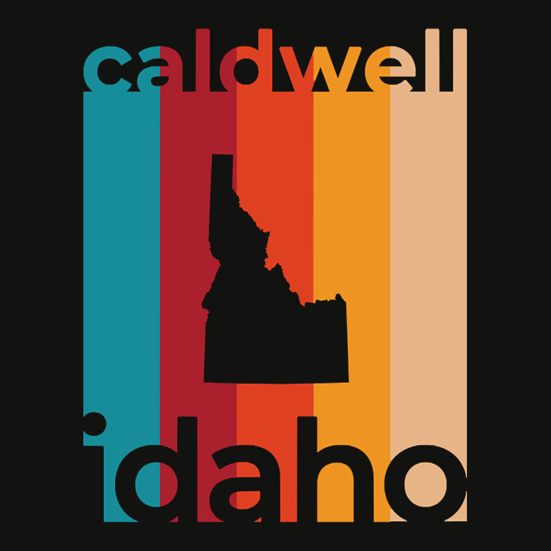 Caldwell Idaho Retro Scorecard Crop Tee by nuanceteams169 | Artistshot