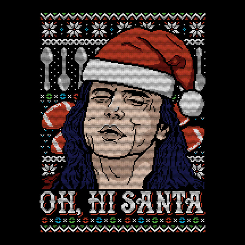 Oh Hi Santa Cropped Sweater by mrbigzeroht | Artistshot