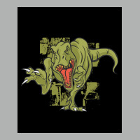 Green Trex Tyrannosaurus Dinosaur Poster Summer Zipper Hoodie | Artistshot