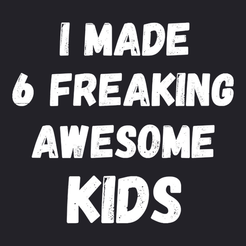 Parents Of 6 Kids I Made 6 Freaking Awesome Kids Unisex Sherpa-lined Denim Jacket | Artistshot