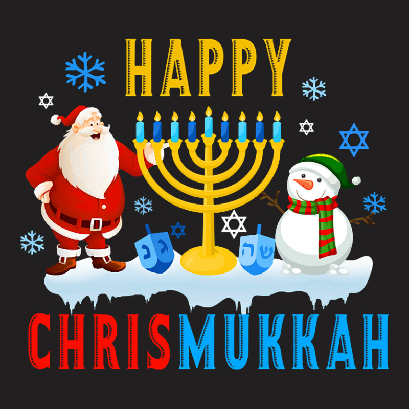 Happy Chrismukkah Merry Christmas Happy Hanukkah T-shirt | Artistshot