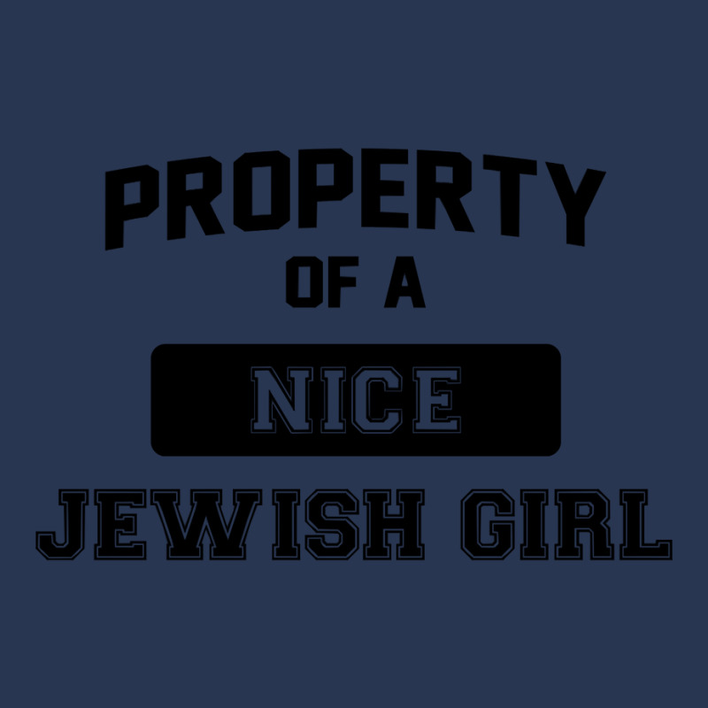 Funny Jewish Tshirt Property Of A Nice Jewish Girl Cute Gift Sweatshir Men Denim Jacket | Artistshot